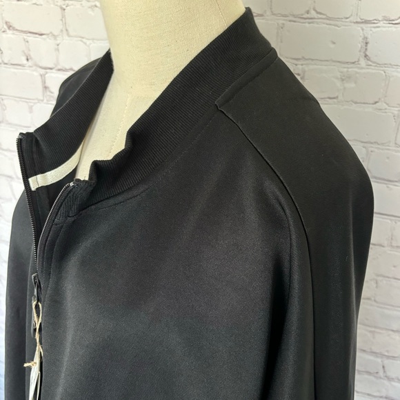Adidas Black Full Zip Cropped Track Jacket--NWT--4X - Picture 3 of 15